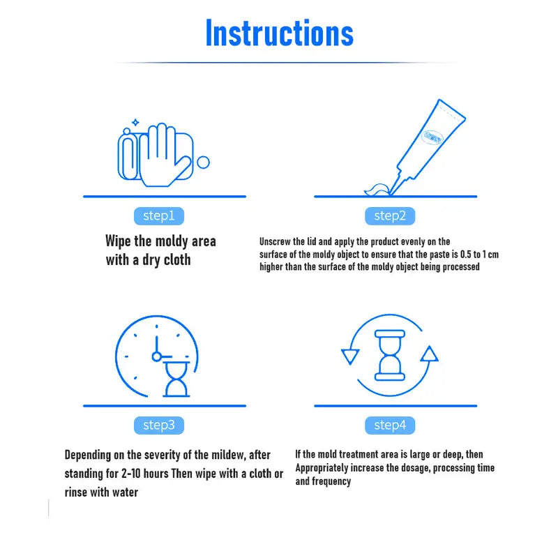 Gel Removedor de Moho para Baldosas Cerámicas - Limpieza de Paredes